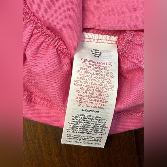 Mini Boden NWT Pink Skirt with Gold Accents - Picture 6 of 7